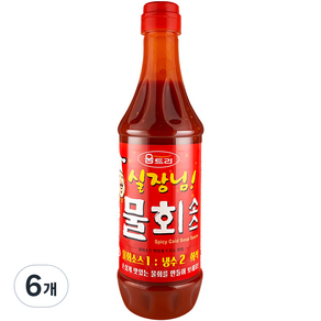 움트리 실장님 물회소스, 1kg, 6개