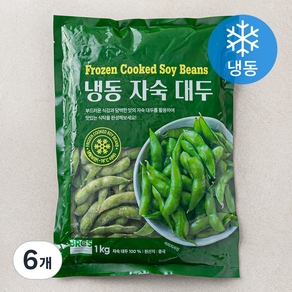 자숙 대두 (냉동), 1kg, 6개