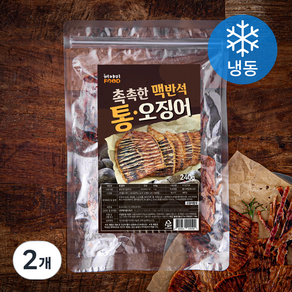 해야미 촉촉한 맥반석 통 오징어 (냉동), 240g, 2개