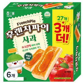 해태제과 후렌치파이 사과