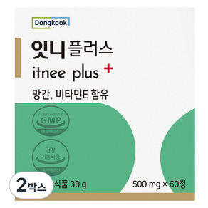 동국제약 잇니플러스 망간 비타민E 30g, 60정, 2박스