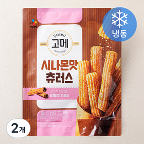 고메 씨제이 시나몬맛 츄러스 (냉동), 262.5g, 2개