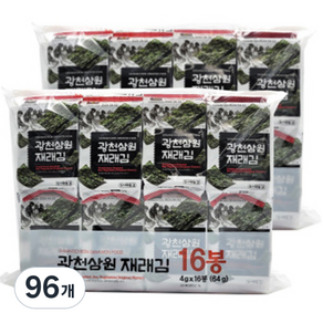 광천삼원푸드 재래 도시락김, 4g, 96개