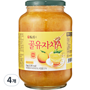 담터 꿀유자차A, 2kg, 1개입, 4개