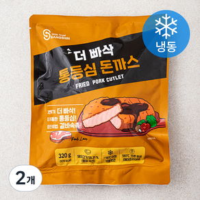 상신 더 빠삭 통등심 돈까스 2개입 (냉동), 320g, 2개