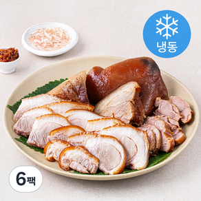 대한우리 통 족발 (냉동), 300g, 6팩