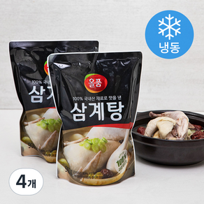 올품 삼계탕 (냉동), 900g, 4개