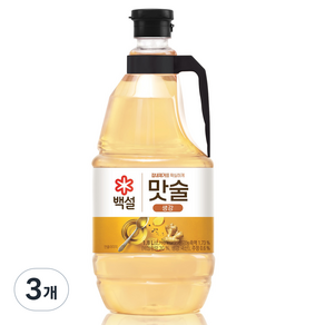 백설 맛술 생강, 1.8L, 3개