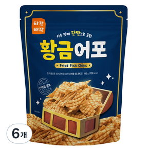 티각태각 황금어포, 150g, 6개