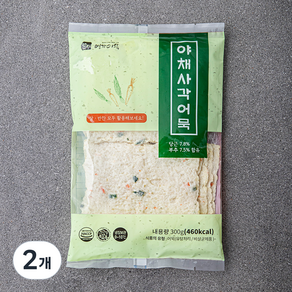 영자어묵 야채 사각어묵, 300g, 2개