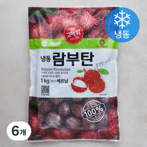 고마워 재호 람부탄 (냉동), 6개, 1kg