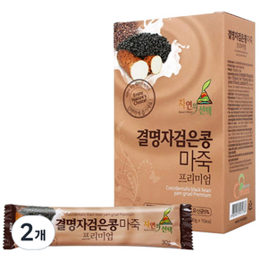 엔초이스 프리미엄 결명자검은콩 마죽, 300g, 2개