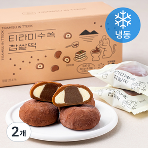 쿠캣 티라미수쏙 찹쌀떡 9개입 (냉동), 540g, 2개