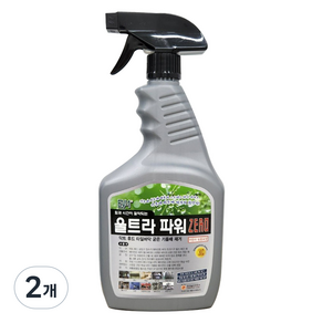 원샷솔브코리아 울트라 파워 세척제 클리너, 1000ml, 2개