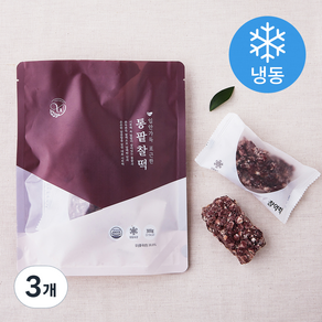 창억 입안가득 포근한 통팥 찰떡 (냉동), 300g, 3개