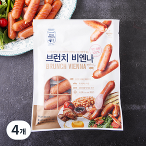 존쿡델리미트 브런치 비엔나, 240g, 4개