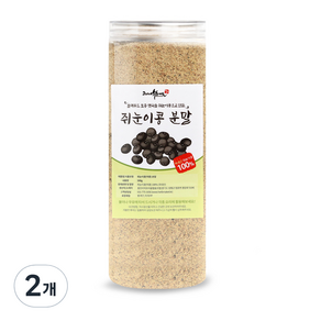 증안리약초마을 쥐눈이콩분말, 2개, 500g