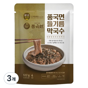 즐거운동행 풍국면 들기름 막국수, 532g, 3개