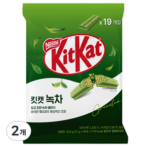 KitKat 녹차 비스켓, 323g, 2개