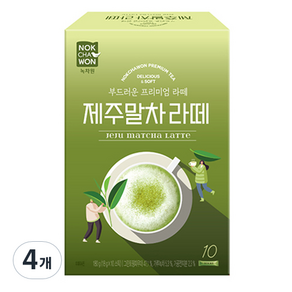 녹차원 제주말차 라떼, 18g, 10개입, 4개