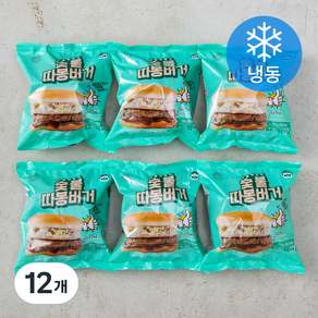 싱글팩토리 숯불 따봉버거 (냉동), 150g, 12개