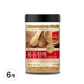 배대감 볶음참깨, 280g, 6개