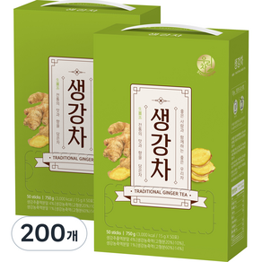 우리차 생강차, 15g, 50개입, 4개