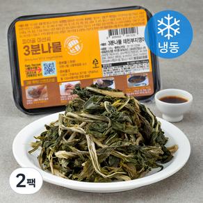 피아골미선씨 3분나물 데친부지깽이 (냉동), 240g, 2팩