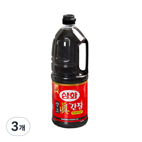 [삼화] 양조진간장, 1.8L, 3개