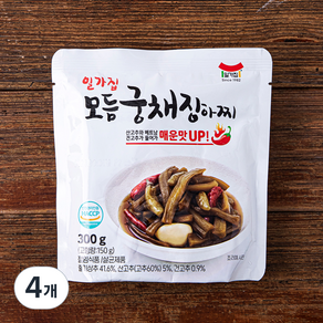 일가집 모듬 궁채장아찌, 300g, 4개