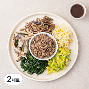 정미경키친 한우 나물 비빔밥 세트(비빔간장) 205g