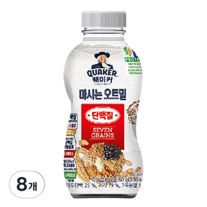 퀘이커 마시는 오트밀F 단백질2.0, 80g, 8개