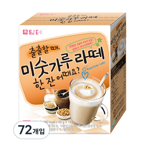 담터 미숫가루 라떼, 240g, 6개