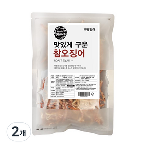 마켓밀러 맛있게 구운 참오징어, 180g, 2개