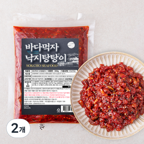 속초바다먹자 낙지탕탕이, 300g, 2개