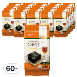 삼육김 식탁김, 15g, 60개