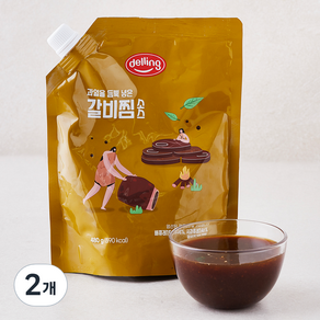 델링 갈비찜 소스, 480g, 2개