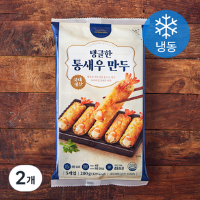 한만두 탱글한 통새우 만두 (냉동), 200g, 2개