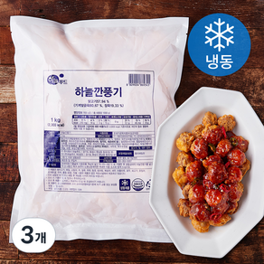 하늘푸드 하늘 깐풍기 (냉동), 1kg, 3개