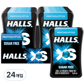 호올스 XS 멘토립터스 멘톨향 캔디, 15g, 24개