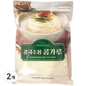 성진식품 콩국수용 콩가루, 800g, 2개