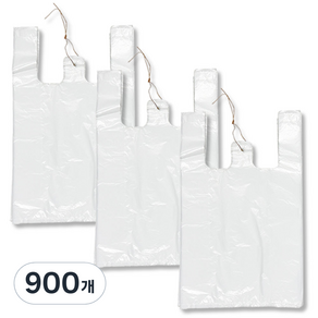 애니돌 손잡이 마트 비닐봉투 유백, 20L, 900개