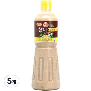 오뚜기 참깨드레싱, 1.04kg, 5개