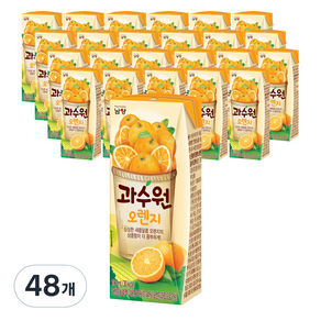 남양과수원 오렌지, 190ml, 48개