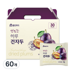 홈인푸드 하루건자두 푸룬 선물세트(20gx30입), 600g, 2박스