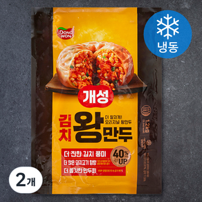 개성 김치왕만두 (냉동), 1.2kg, 2개