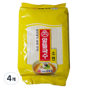 오뚜기 알뜰 국수 소면, 3kg, 4개