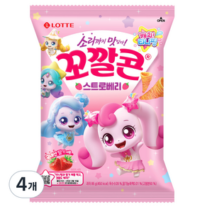 꼬깔콘 캐치티니핑 스트로베리 랜덤발송, 4개, 86g
