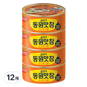 동원 살코기 맛참 고소참기름, 135g, 12개