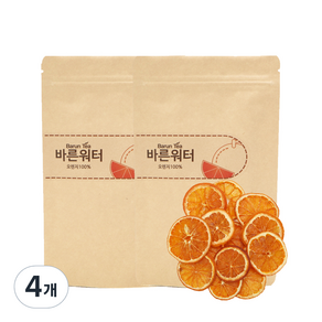 바른워터 건조 오렌지차 대용량, 20g, 1개입, 4개